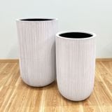  Ribbed Vertical Striped Pots Planter | AUFS120 