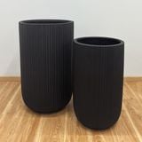  Ribbed Vertical Striped Pots Planter | AUFS120 