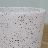  Rough Terrazzo White Fibercement Planter | AUFC051 