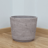 Rough Terrazzo White Fibercement Planter | AUFC051 