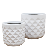  Round Diamond Decorative Pots Planter | AUFS081 