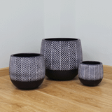  Round Egg Lightweight Concrete Pots | AUFC003 
