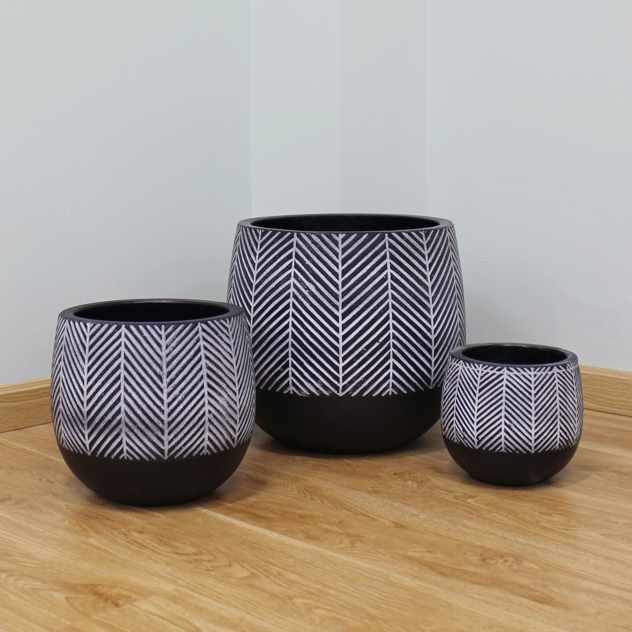  Round Egg Lightweight Concrete Pots | AUFC003 
