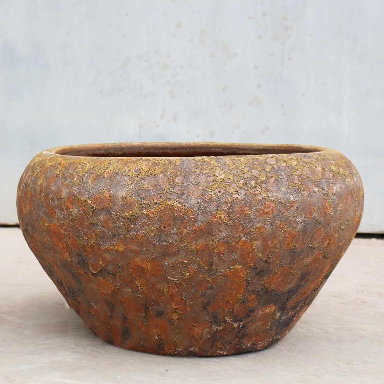  Round Outdoor Ceramic Planter | AUP004 