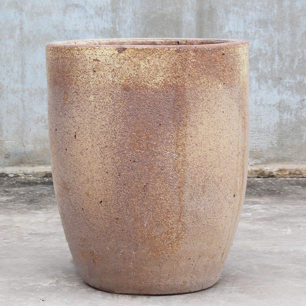  Rustic Earth Tone Ceramic Planter | AUP021 