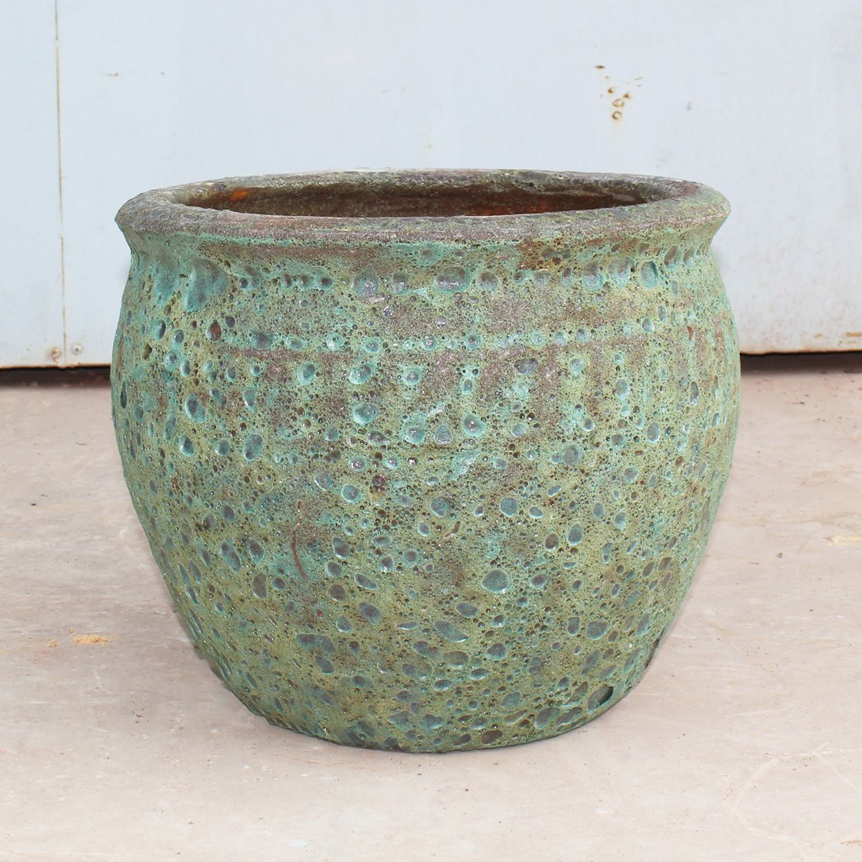  Rustic Glazed Ceramic Planter | AUP027 
