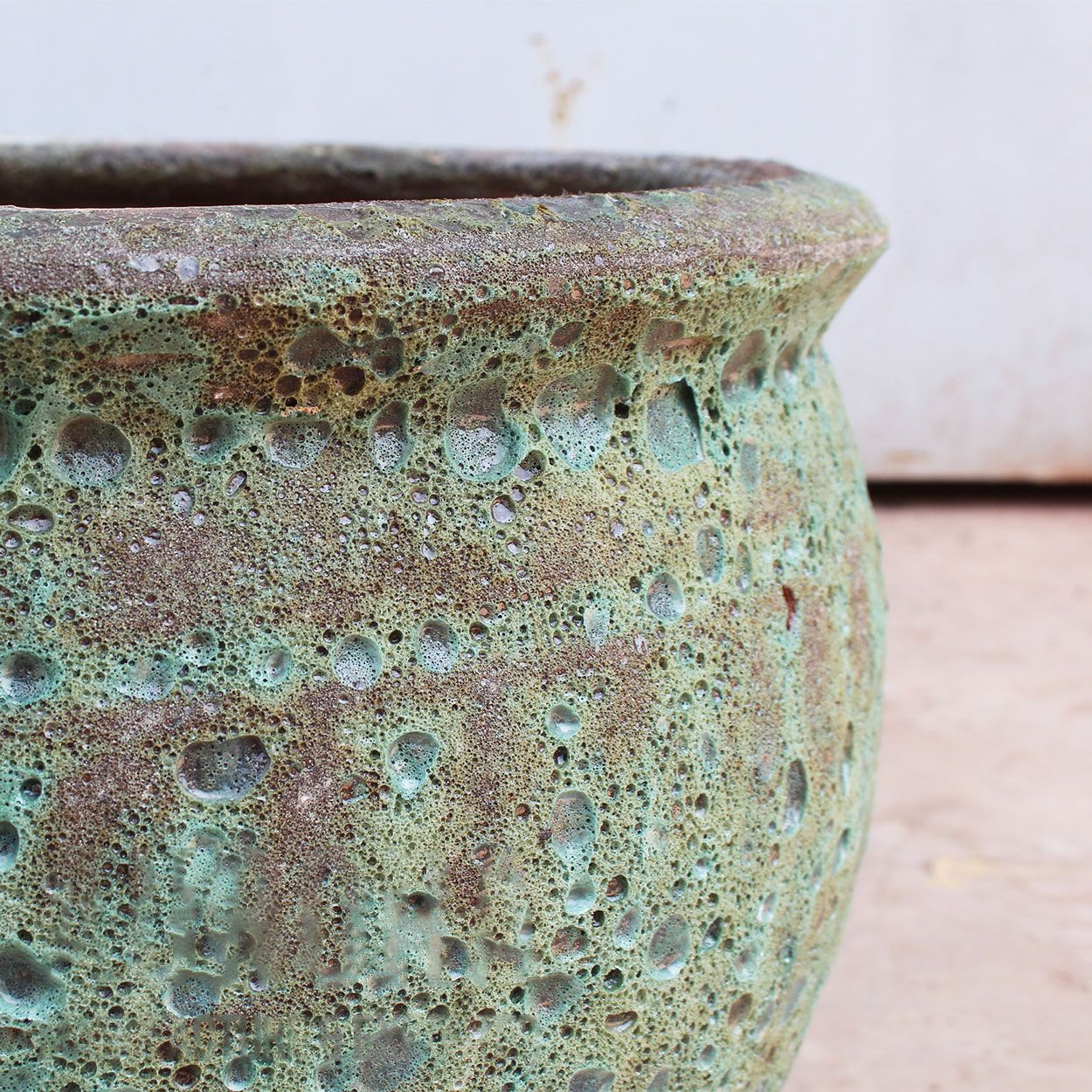  Rustic Glazed Ceramic Planter | AUP027 
