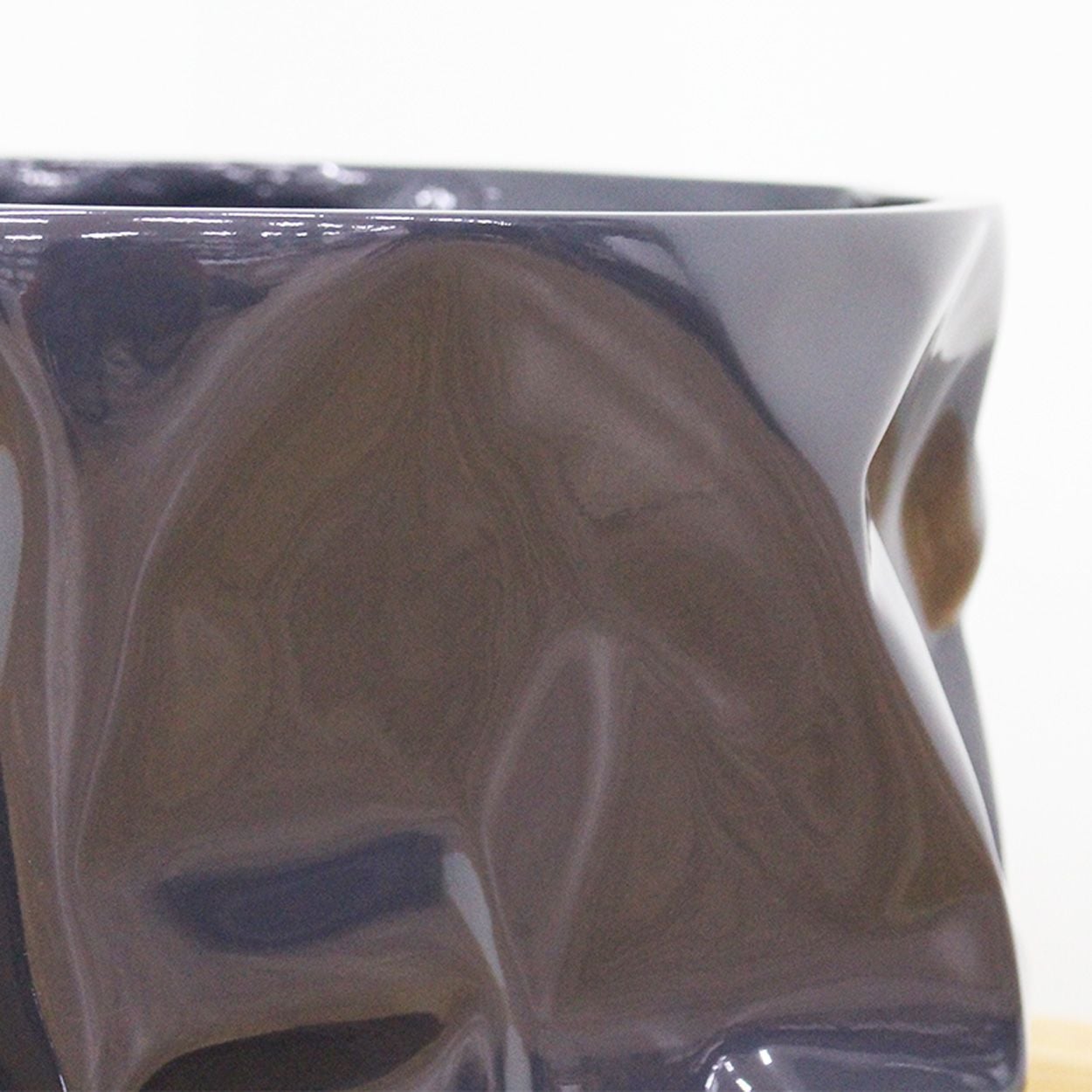  Sleek Black Trash Bins Pots Planter | AUFS097 