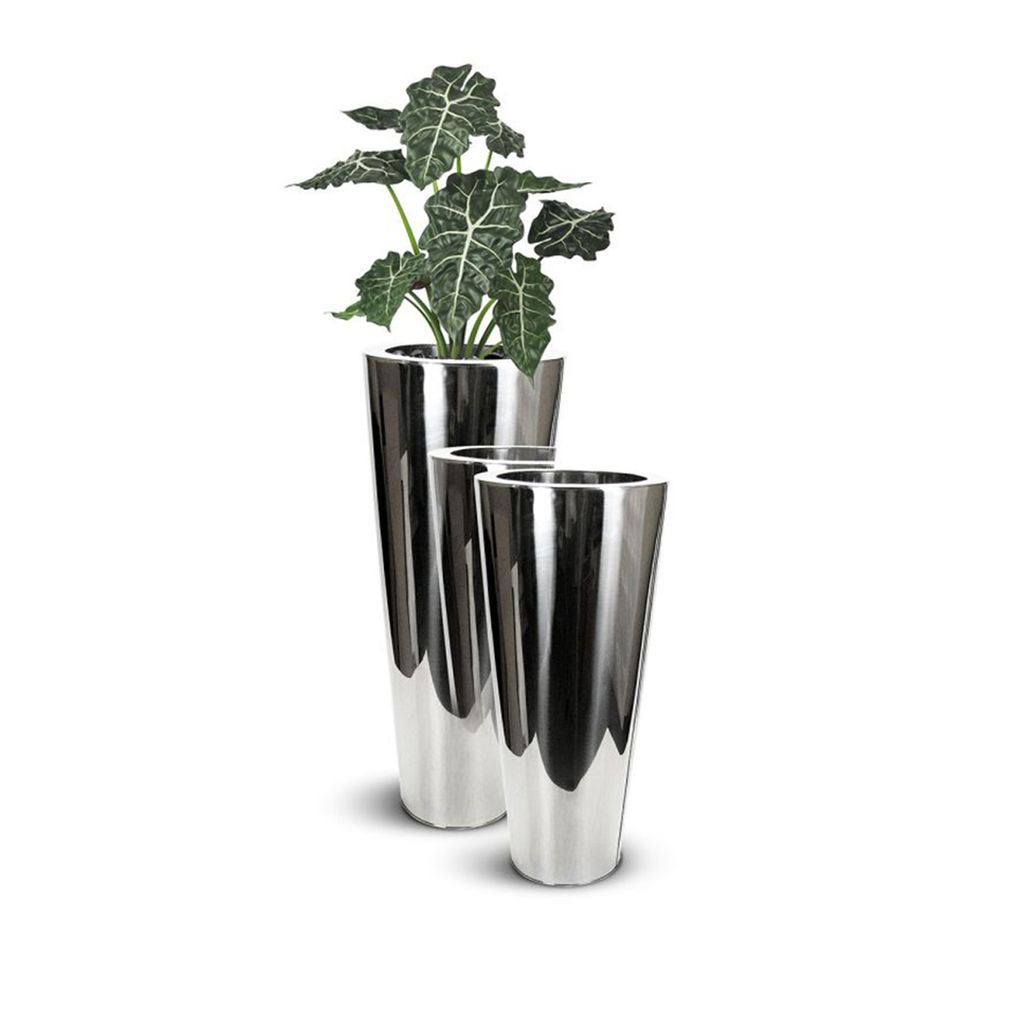  Sleek Stainless Steel Planter | AUM001 