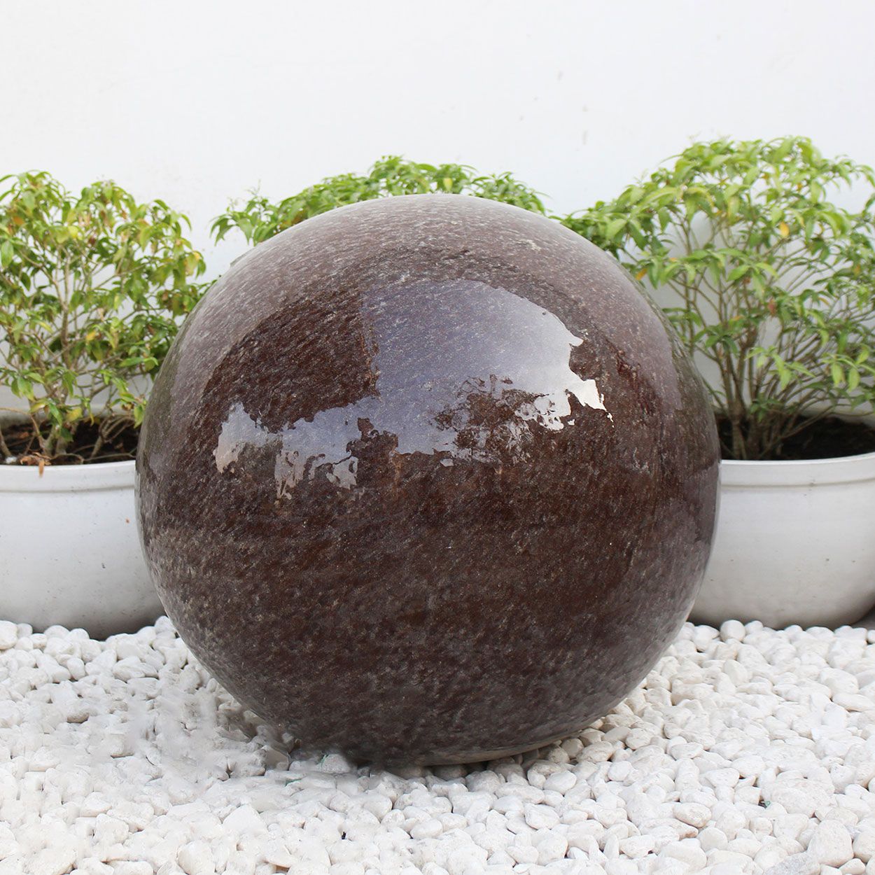  Spherical Stone Garden Orbs | AUV055 