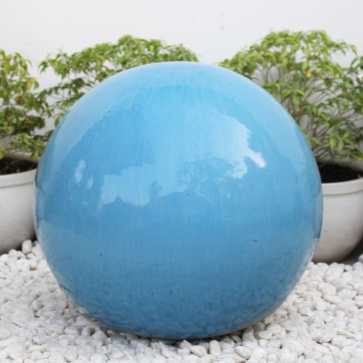  Spherical Stone Garden Orbs | AUV055 