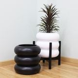  Stacked Ring Fiberglass Planter | AUFS112 