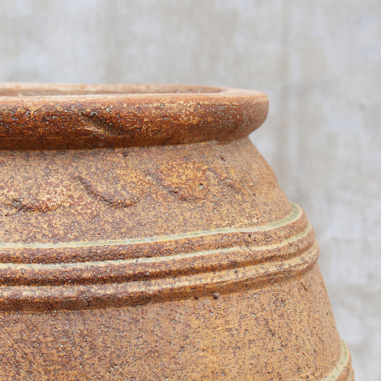  Striped Barrel Ceramic Planter | AUP042 