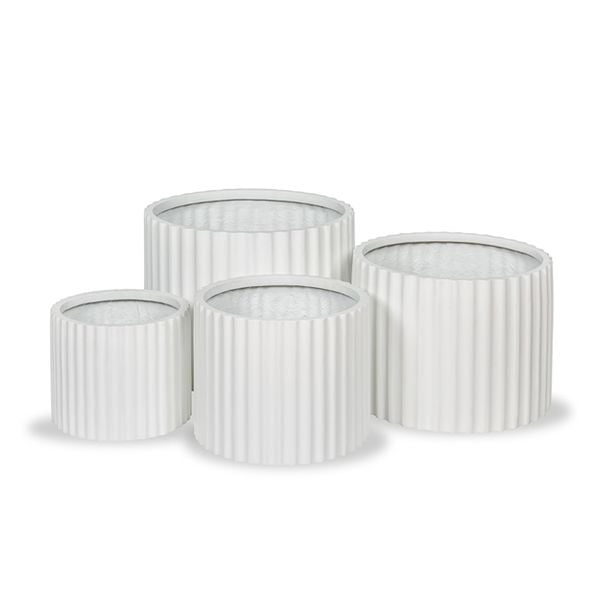 Striped Pattern Round Pots Planter AUFS114 - 1