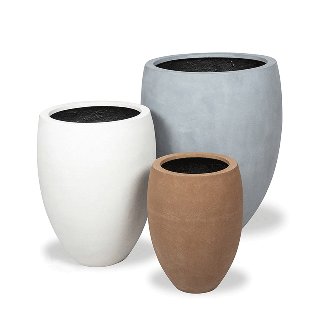  Tall Round Egg Pots Planter | AUFS030 