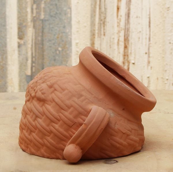 Terracotta Basket-Style Planter AUT075 - 1