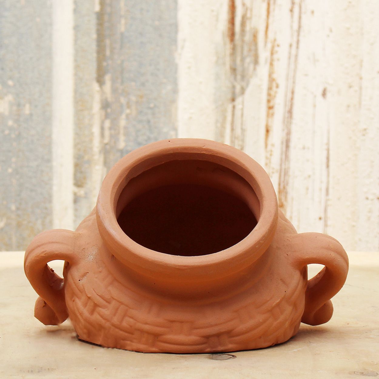  Terracotta Basket-Style Planter | AUT075 