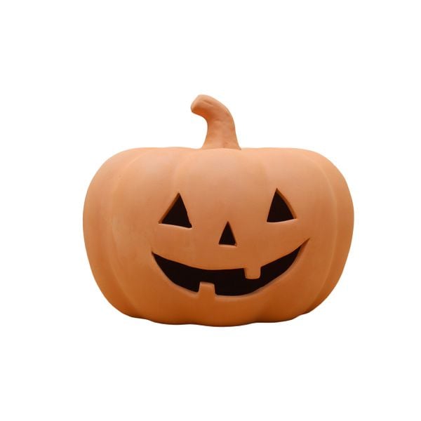 Terracotta Decorative Jack-O'-Lantern AUT104 - 1