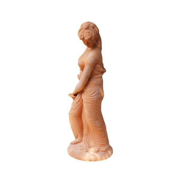 Terracotta Lady with Pitcher Garden Statue AUT098 - 1