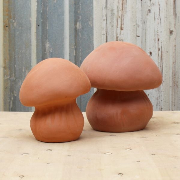 Terracotta Mushroom-Style Statue AUT072 - 1