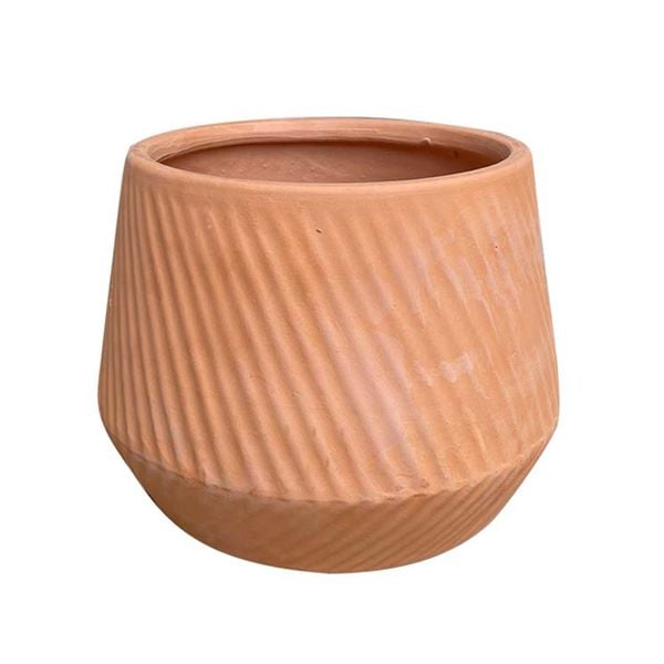 Terracotta Ribbed Planter AUT017