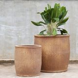  Textured Ceramic Planter | AUP029 