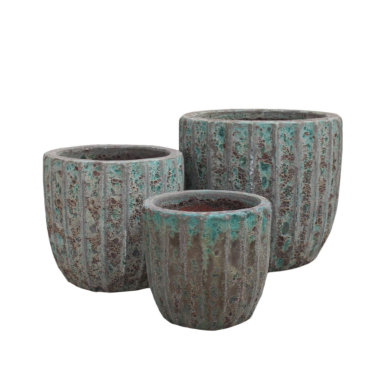  Textured Ceramic Planter | AUV014 