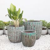  Textured Ceramic Planter | AUV014 