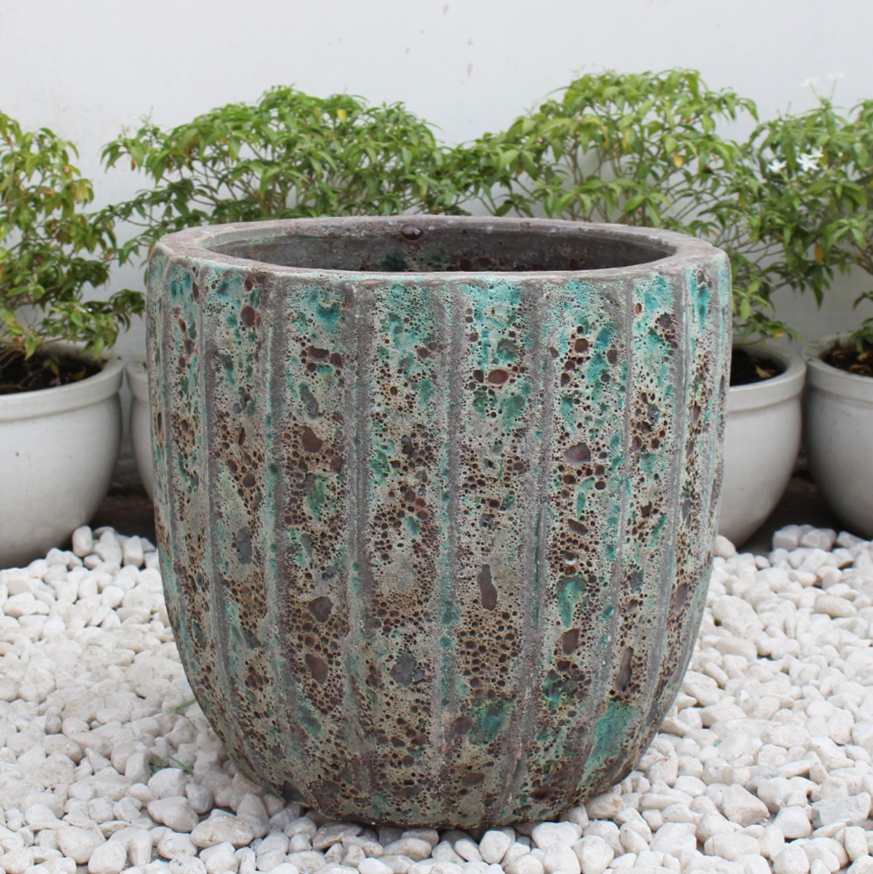  Textured Ceramic Planter | AUV014 