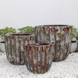  Textured Ceramic Planter | AUV014 