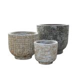  Textured Ceramic Planter | AUV068 