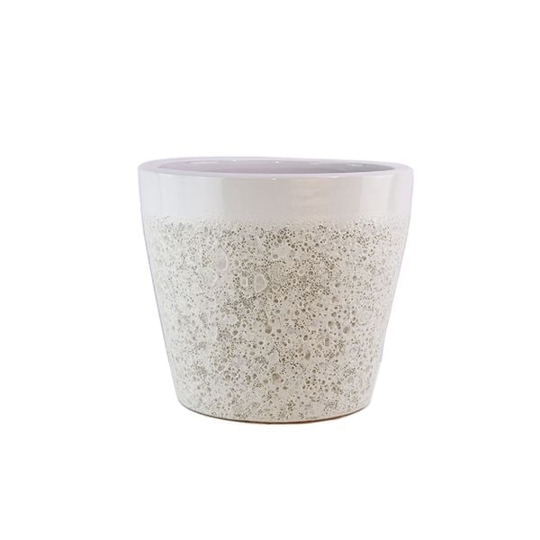 Textured Ceramic Planter with Matte Finish AUD057 - 1