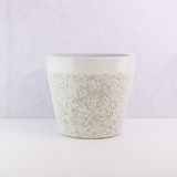  Textured Ceramic Planter with Matte Finish | AUD057 