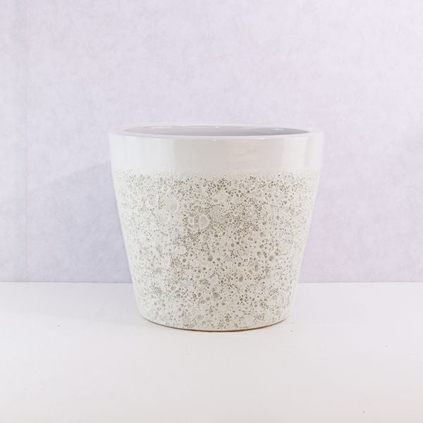Textured Ceramic Planter with Matte Finish AUD057 - 1
