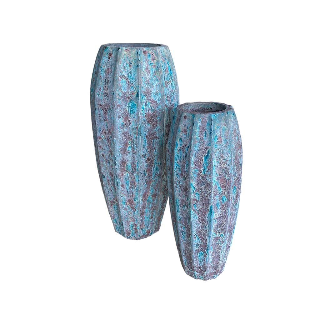  Textured Ceramic Tall Planter | AUV028 