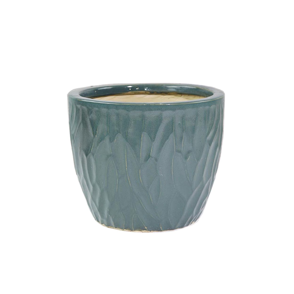  Textured Green Ceramic Planter | AUD041 