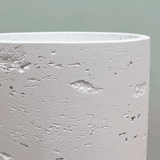  Textured Cylinder Fibercement Planter | AUFC041 
