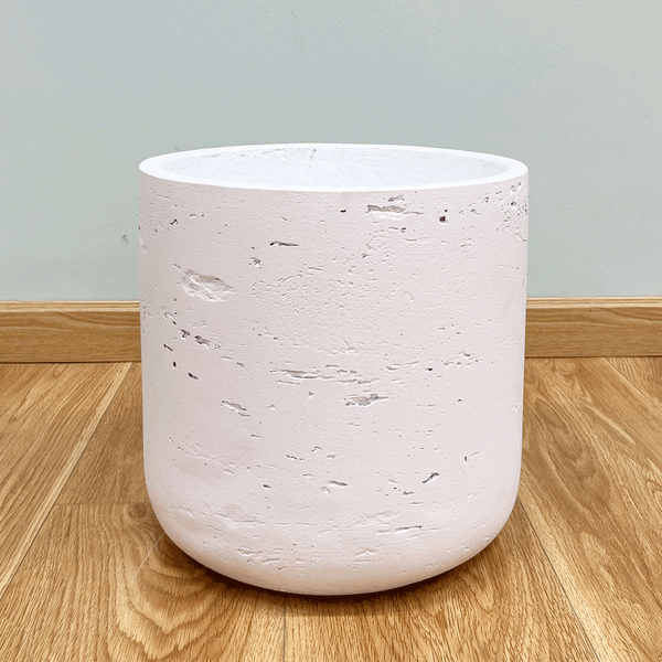 Textured Surface Cylinder Fibercement Planter AUFC041 - 1