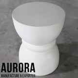 Hourglass leightweight concrete Stool 