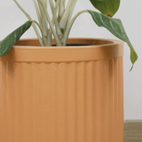  Vertical Striped Fibercement Planter | AUFC011 