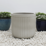  Vertical Striped Fibercement Planter | AUFC011 