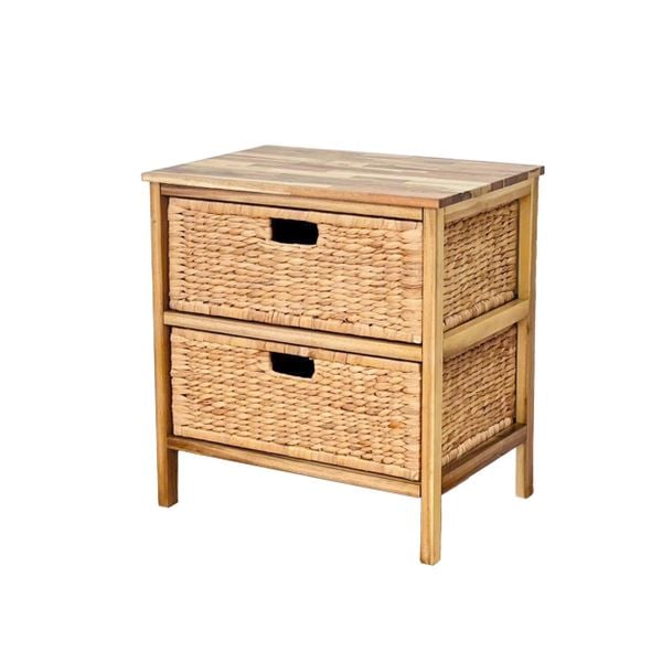 Water Hyacinth Shelf with Drawers AUW035 - 1