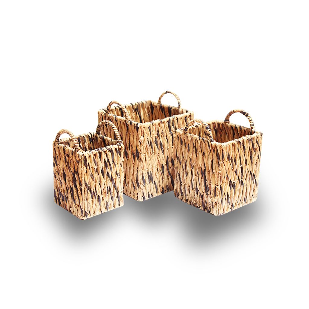 Water Hyacinth Storage Basket Set | AUW015 