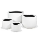  Set of White Base Decorative Pots Planter | AUFS019 