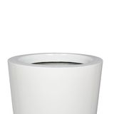  White Round Trapedzoid Pots Planter | AUFS043 