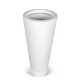  White Round Trapedzoid Pots Planter | AUFS043 