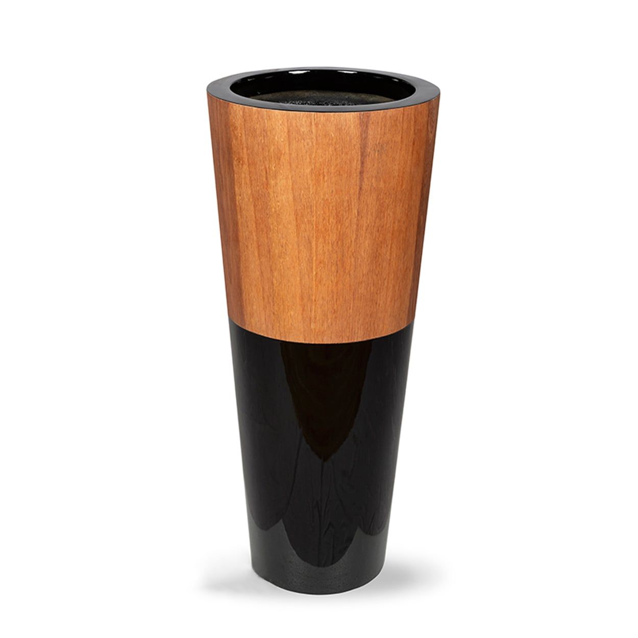  Wood Veener Trapedzoid Pots Planter | AUFS044 