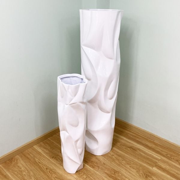 Wrinkled Paper Texture Pots Planter AUFS099 - 1