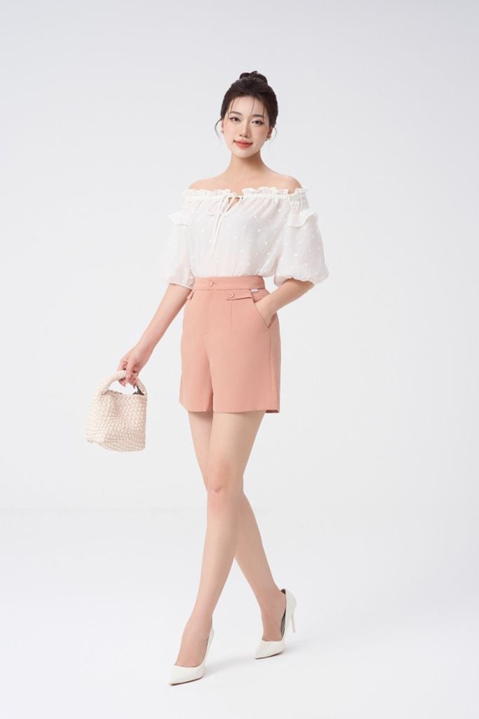 QUẦN SHORT CẠP CAO Q03662
