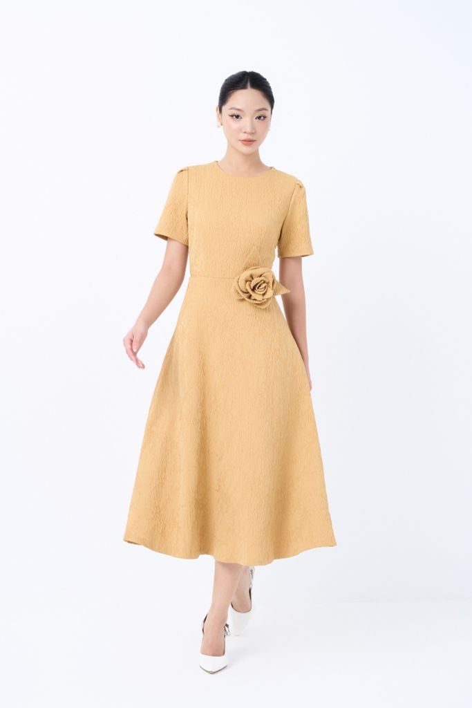 ĐẦM TAY BỒNG PHỐI HOA 3D D41462